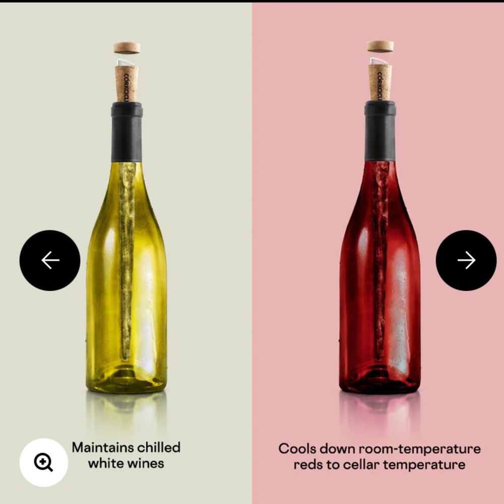 NIB corkcicle air wine bottle chiller - Picture 7 of 10